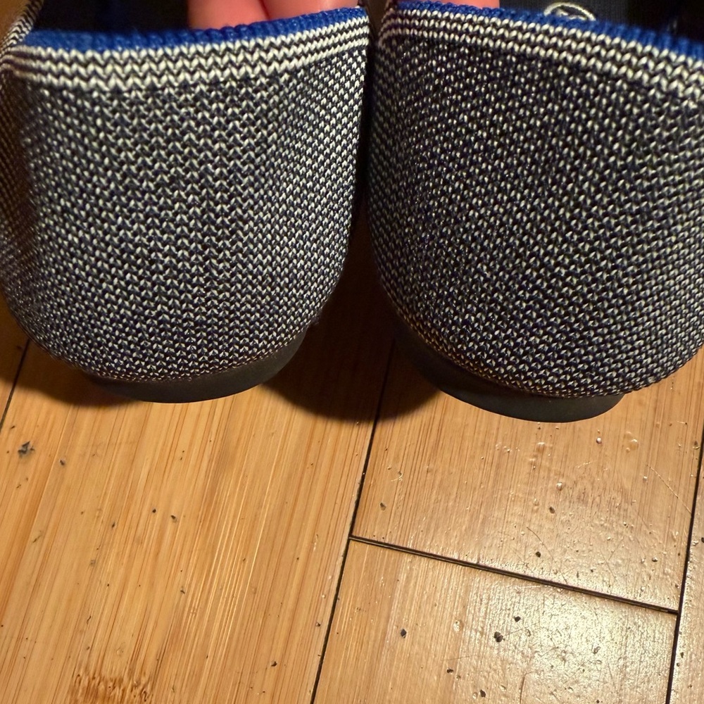 Rothy’s RETIRED The Flat in Cloud Grey Birdseye Size 10 - Picture 4 of 13